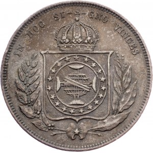 Brazil, 200 Reis 1866