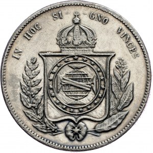 Brazil, 2000 Reis 1866