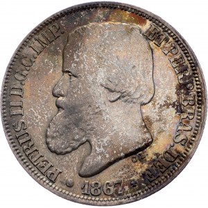 Brazil, 200 Reis 1867