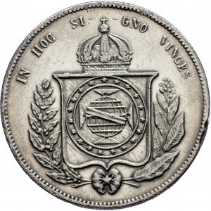 Brazil, 2000 Reis 1867