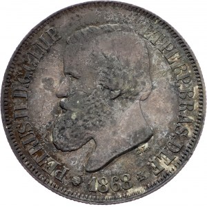 Brazil, 500 Reis 1868