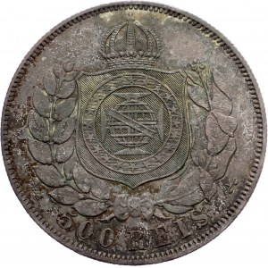 Brazil, 500 Reis 1868