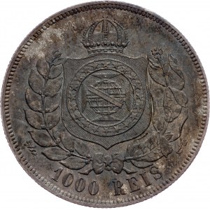 Brazil, 1000 Reis 1869