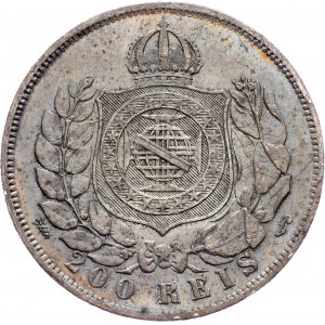 Brazil, 200 Reis 1869
