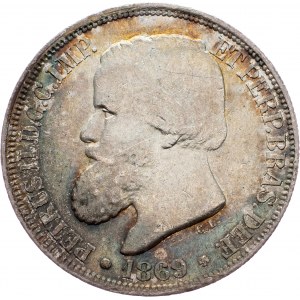 Brazil, 200 Reis 1869