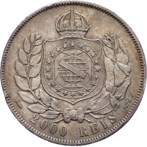 Brazil, 2000 Reis 1869