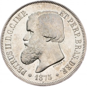 Brazil, 2000 Reis 1875