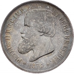 Brazil, 2000 Reis 1876