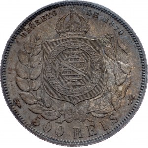 Brazil, 500 Reis 1876