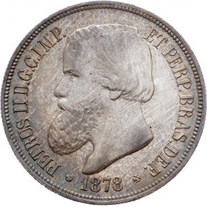 Brazil, 1000 Reis 1878