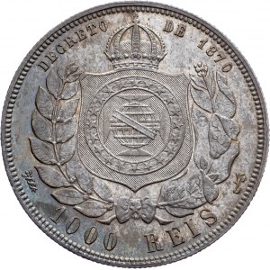 Brazil, 1000 Reis 1881
