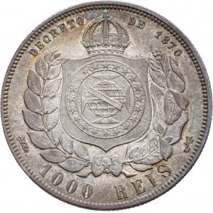 Brazil, 1000 Reis 1882