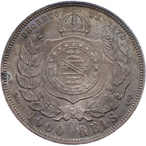 Brazil, 1000 Reis 1884