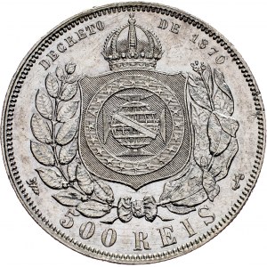Brazil, 500 Reis 1886