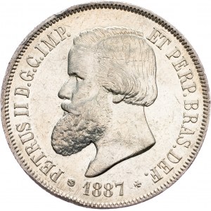 Brazil, 2000 Reis 1887