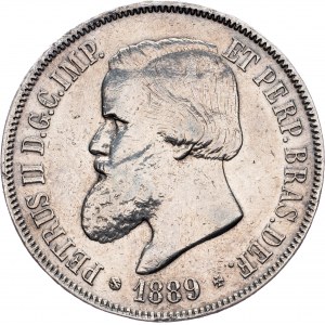 Brazil, 2000 Reis 1889