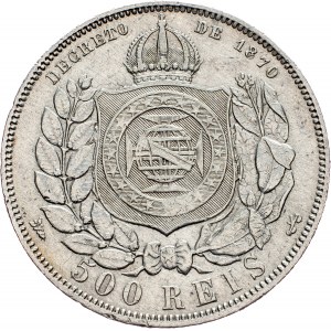 Brazil, 500 Reis 1889
