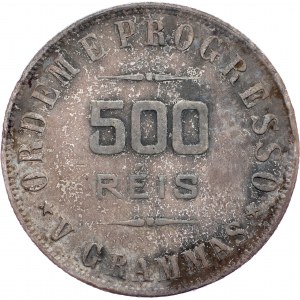 Brazil, 500 Reis 1906