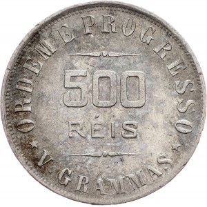 Brazil, 500 Reis 1906