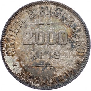 Brazil, 2000 Reis 1907