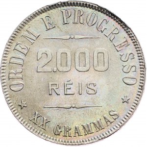 Brazil, 2000 Reis 1907