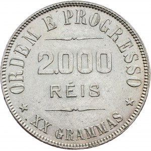 Brazil, 2000 Reis 1910