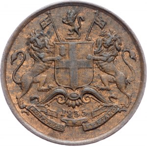 British India, 1/12 Anna 1835