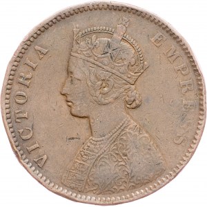 British India, 1/2 Anna 1877