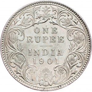 British India, 1 Rupee 1901