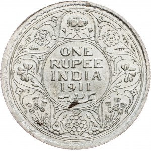 British India, 1 Rupee 1911, Bombay