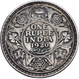 British India, 1 Rupee 1920, Calcutta