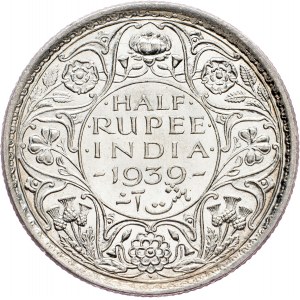 British India, 1/2 Rupee 1939, Bombay