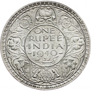 British India, 1 Rupee 1940, Bombay