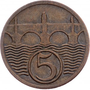 Czechoslovakia, 5 Haler 1930