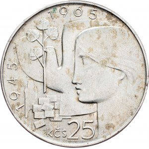 Czechoslovakia, 25 Korun 1965