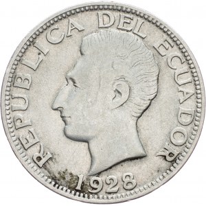 Ecuador, 2 Sucres 1928, Philadelphia