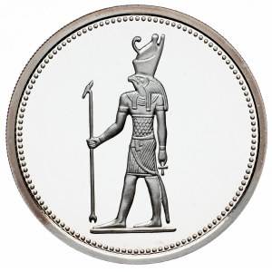 Egypt, 5 Pounds 1994, Ancient Treasure Collection - God Horus