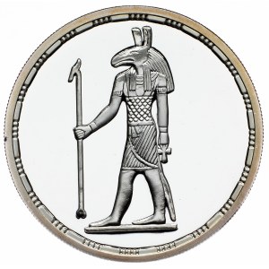 Egypt, 5 Pounds 1994, Ancient Treasure Collection - God Seth
