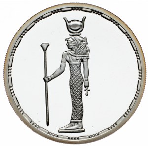 Egypt, 5 Pounds 1994, Ancient Treasure Collection - Goddess Hathor