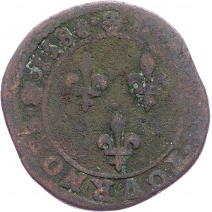 France, Double Tournois 1586