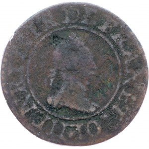 France, Denier Tournois 1588