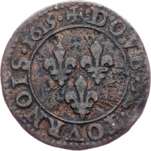France, Double Tournois 1615