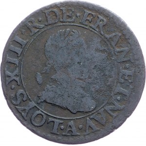 France, Double Tournois 1617