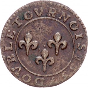 France, Double Tournois 1637