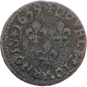 France, Double Tournois 1639