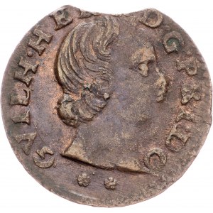 Frankreich, Denier tournois 1653, Orange