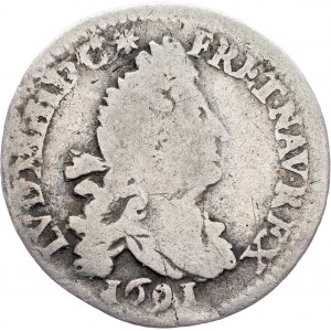 France, 4 Sols 1691, A