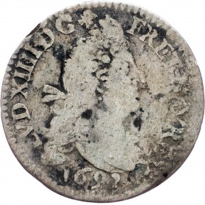 France, 4 sols 2 deniers 1692, A