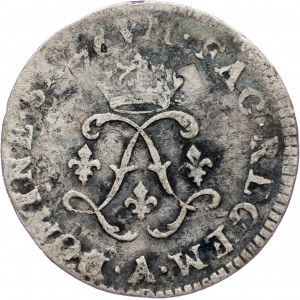 France, 4 sols 2 deniers 1692, A