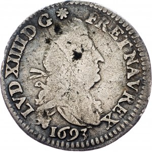 France, 4 sols 2 deniers 1693, A